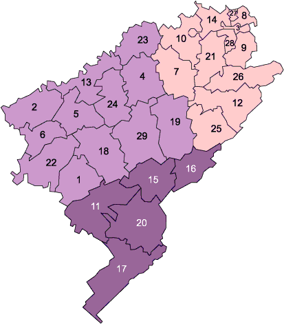 Les cantons du Doubs